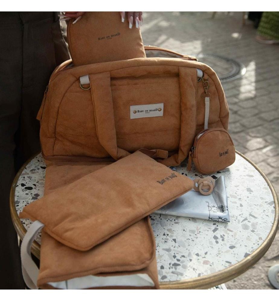 Wickeltasche Doudoune braun