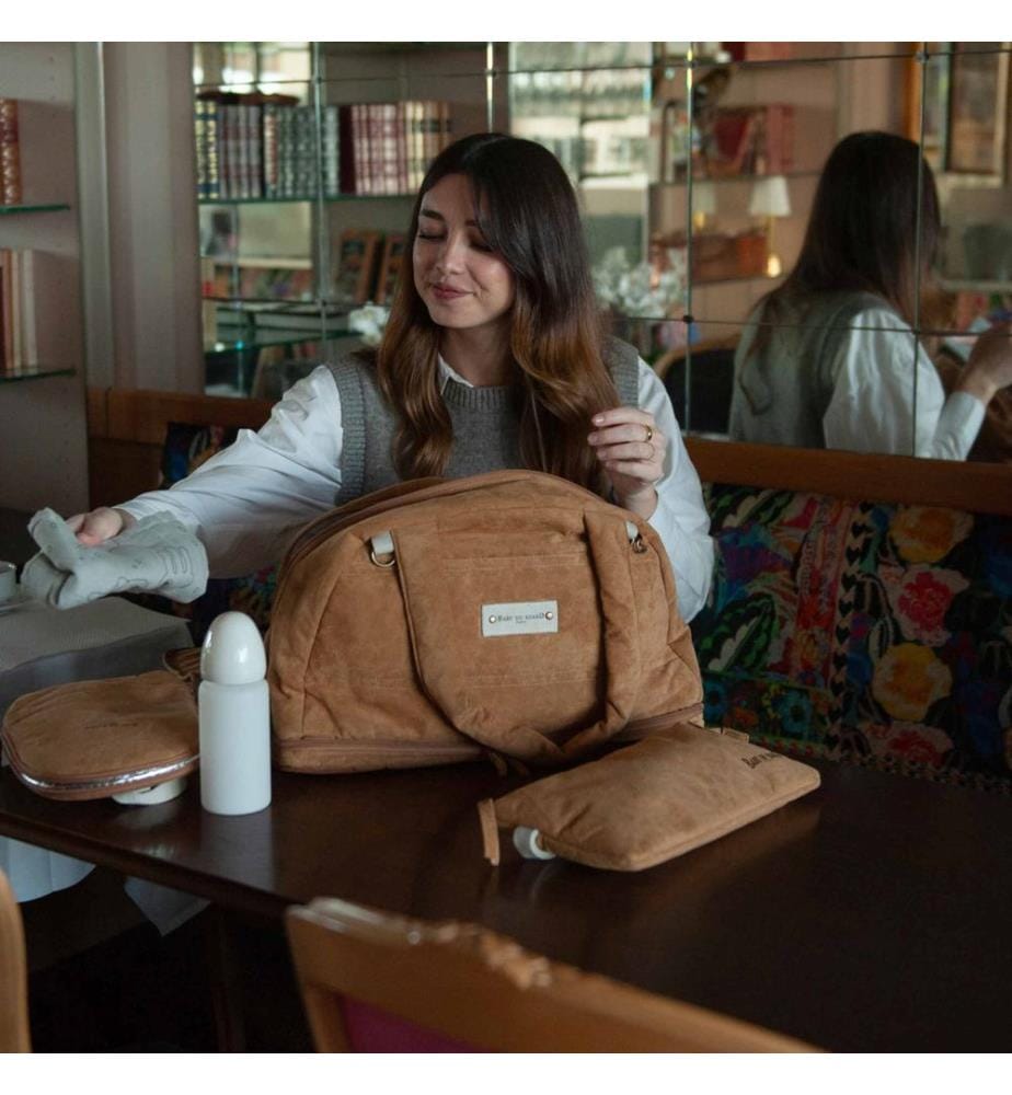 Wickeltasche Doudoune braun