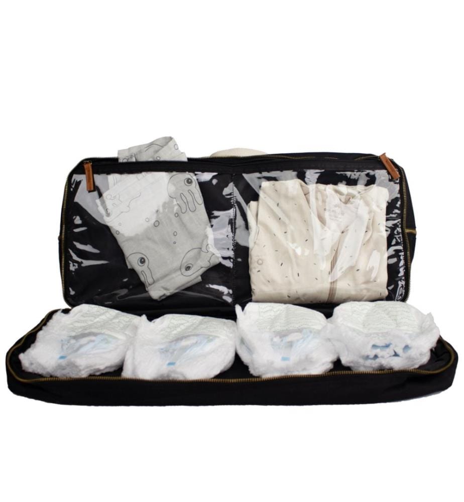 Wickeltasche Juliette schwarz