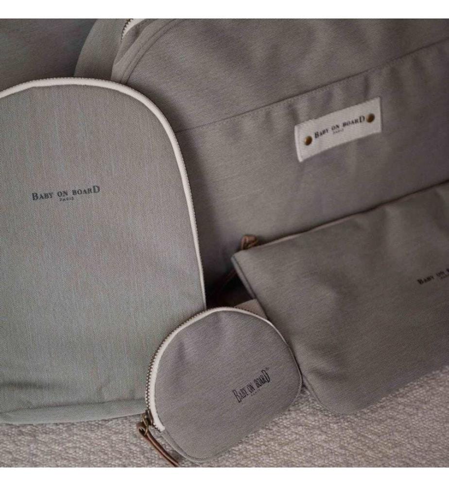 Wickeltasche Juliette grau