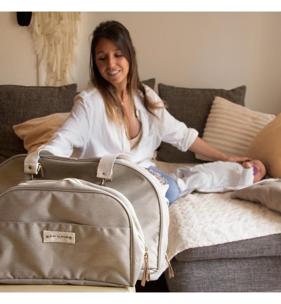 Wickeltasche Juliette grau