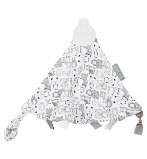 Kuscheltuch mit Beissring Comfortchew Panda Pals
