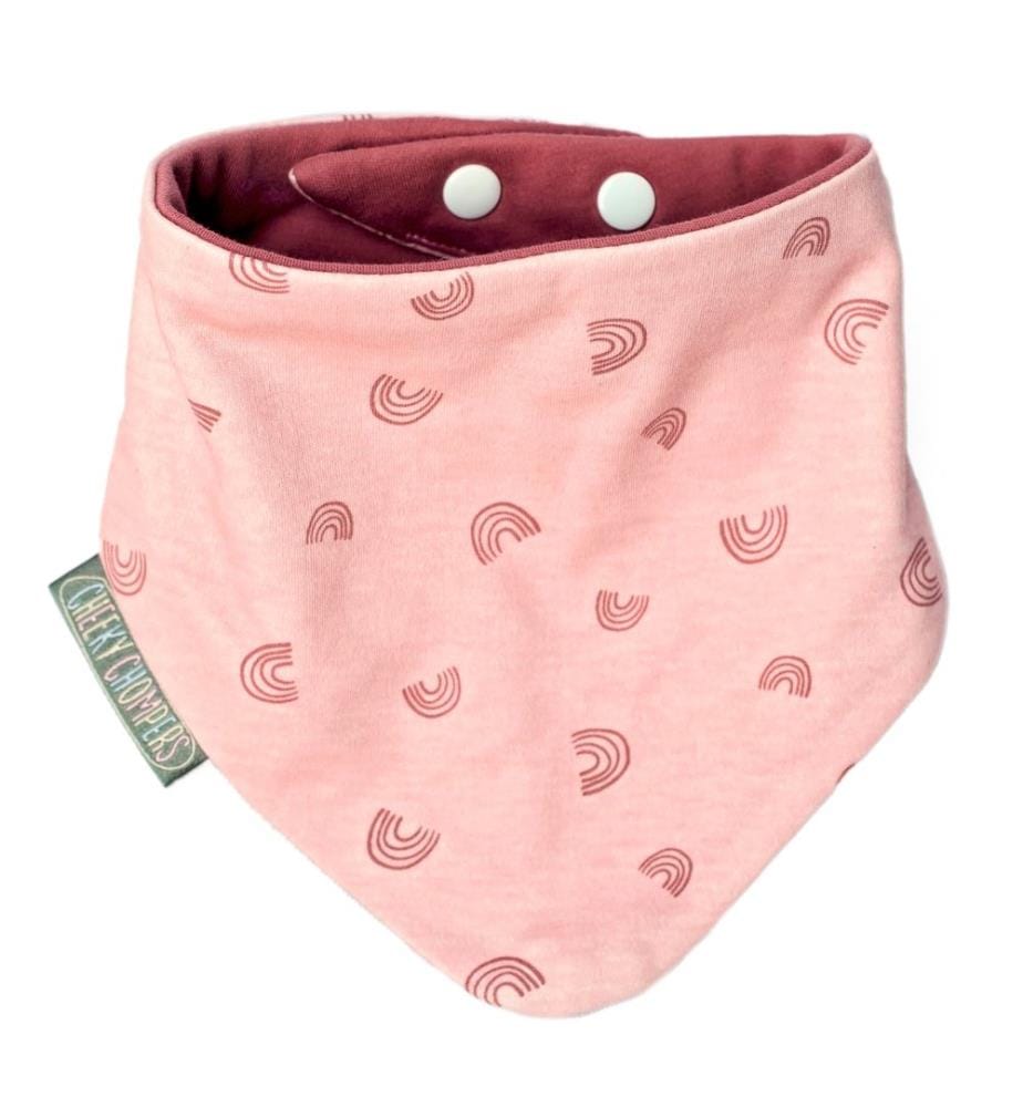 Lätzchen Neckerbib 2er Pack Leopard Spot & Rainbow Rose