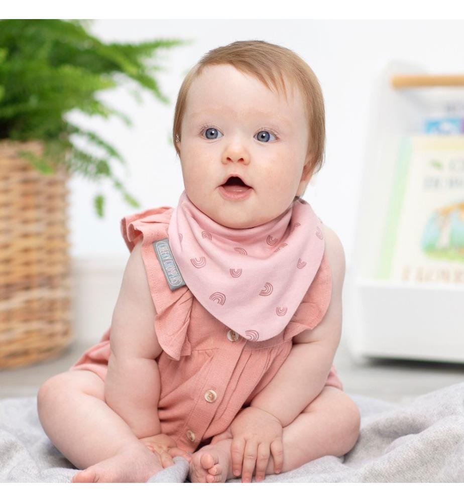 Lätzchen Neckerbib 2er Pack Leopard Spot & Rainbow Rose