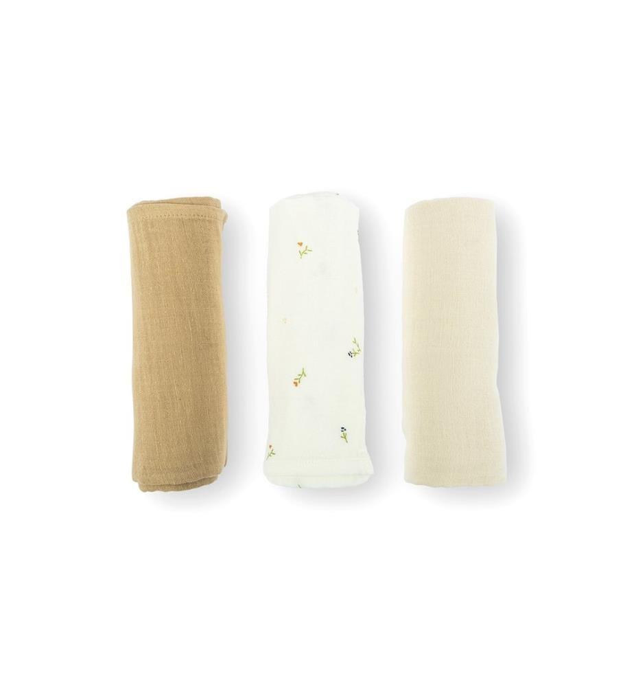 Mulltücher 3er Pack Lovely Sweety Cream