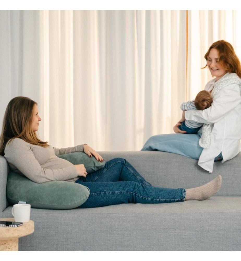 Coussin d'allaitement Buddy Corduroy vert