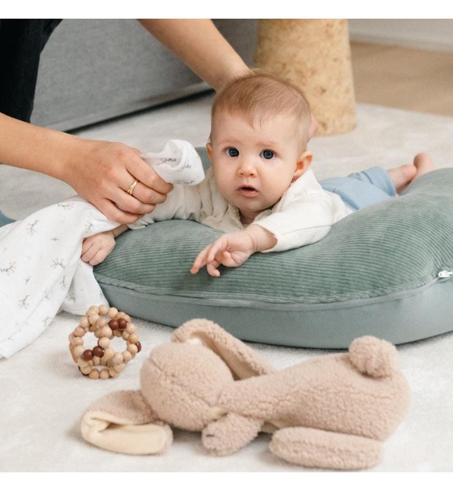 Coussin Softy Corduroy vert