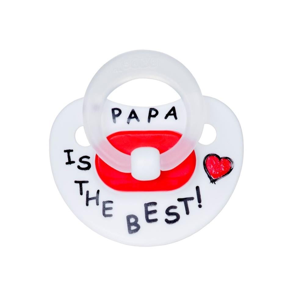KULI-MULI Sucette dentaire Papa 6-12 mois