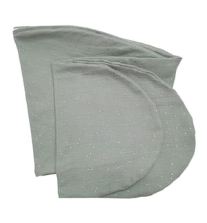 Copricuscino in cotone verde Flexi