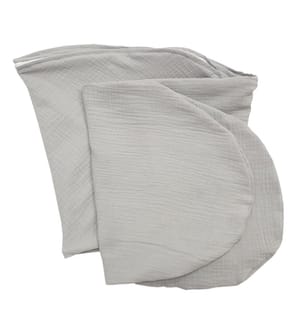 Fodera per cuscino in cotone grigio Flexi
