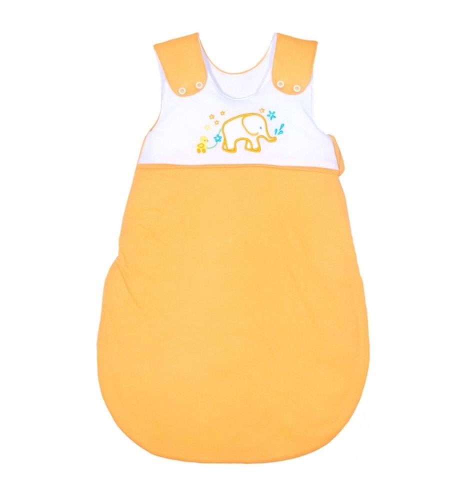 KULI-MULI Schlafsack Lyocell 60 cm Family Walk apricot
