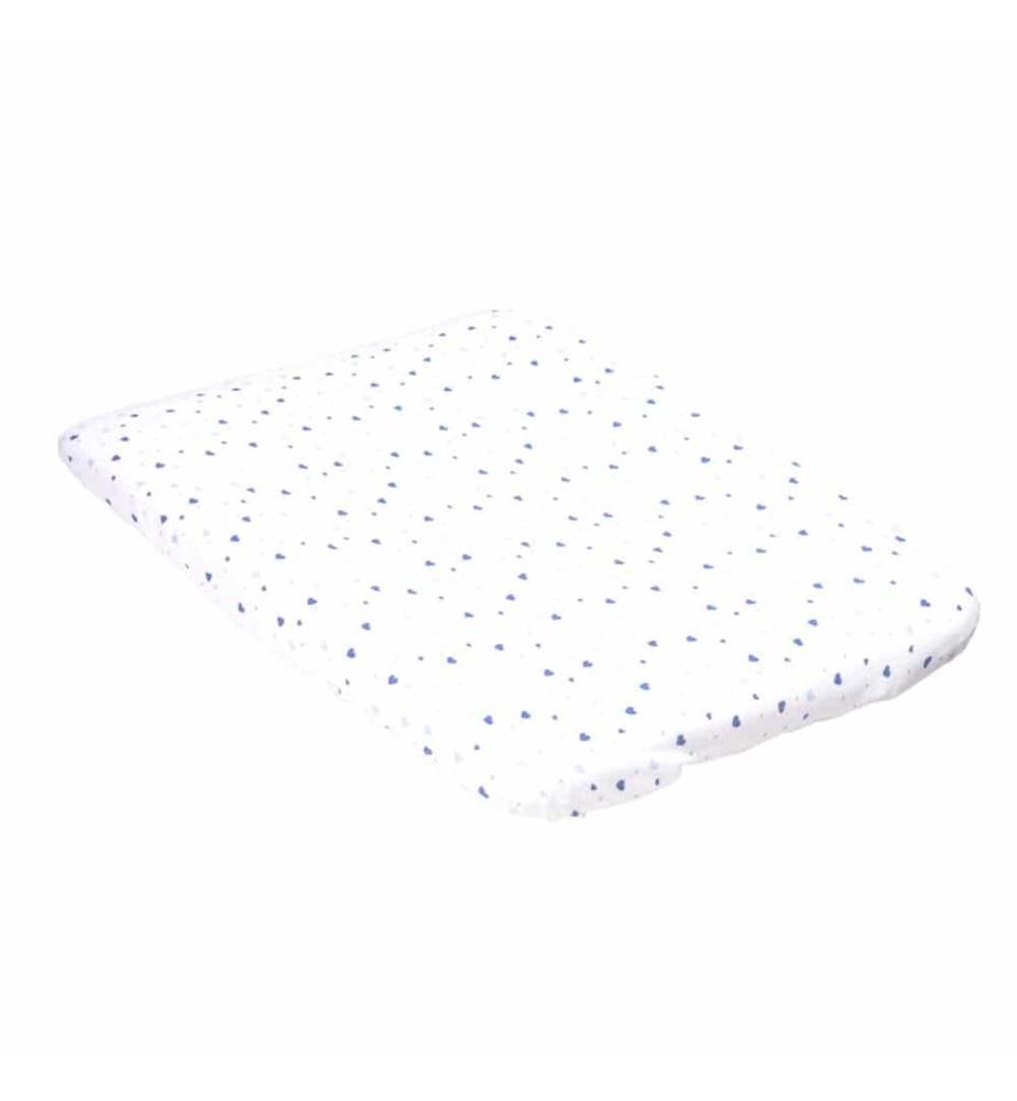 KULI-MULI coprifasciatoio in spugna cuore blu 50 x 80 cm