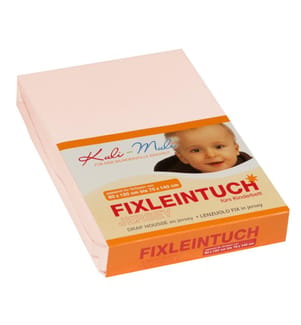 KULI-MULI Fixleintuch Jersey hellrosa 45 x 90 cm