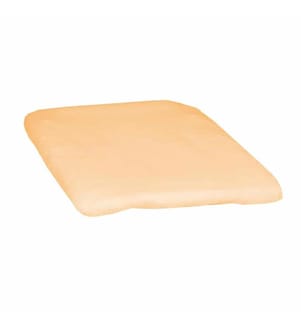 KULI-MULI Housse pour matelas à langer éponge abricot 75 x 85 cm