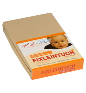 KULI-MULI Fixleintuch Jersey sand 70 x 140 cm
