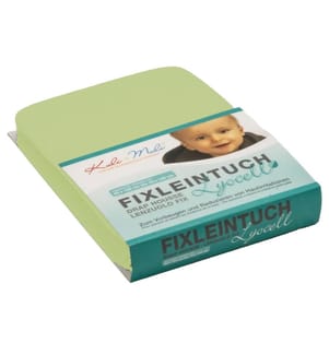 KULI-MULI Drap-housse Lyocell 90 x 45 cm vert citron