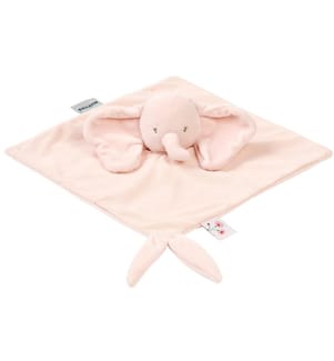 FanFan Kuscheltuch Elefant Corduroy rosa