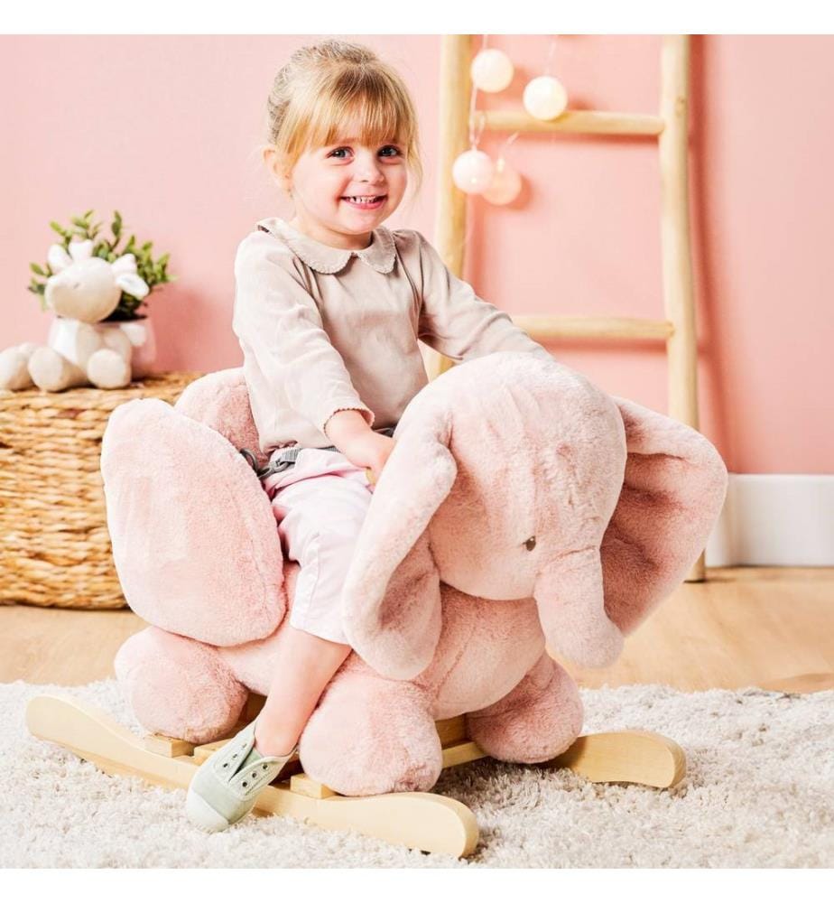 FanFan Schaukeltier Elefant rosa
