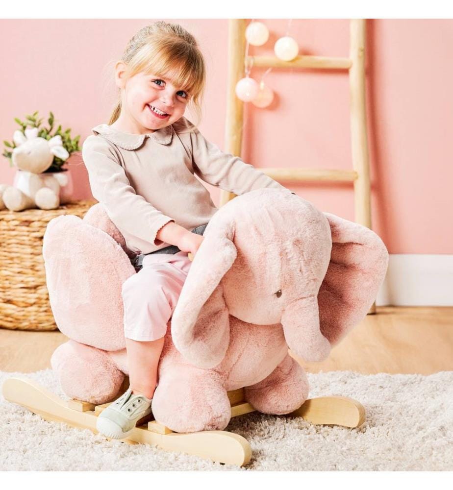 FanFan Schaukeltier Elefant rosa