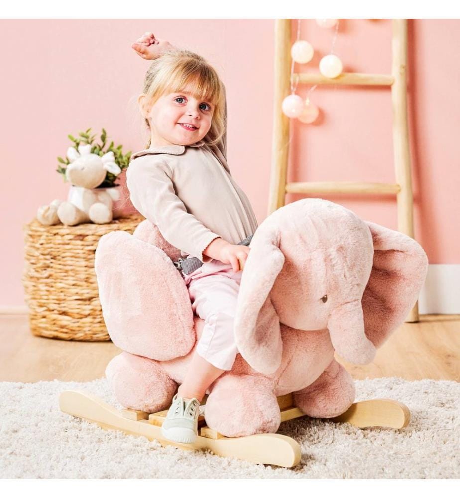 FanFan Schaukeltier Elefant rosa
