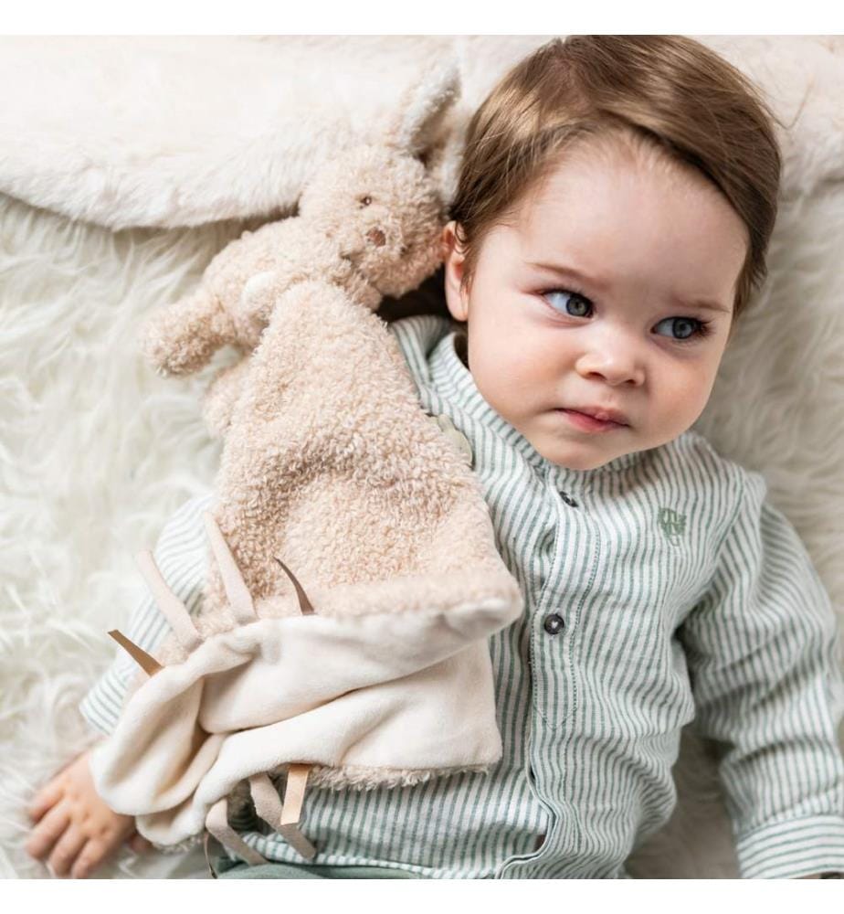 Teddy Kuscheltuch mit Kuscheltier Hase