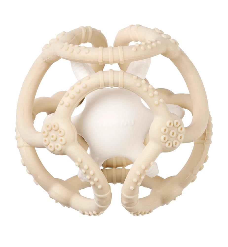 SILIKON ball set 2-pack beige-white