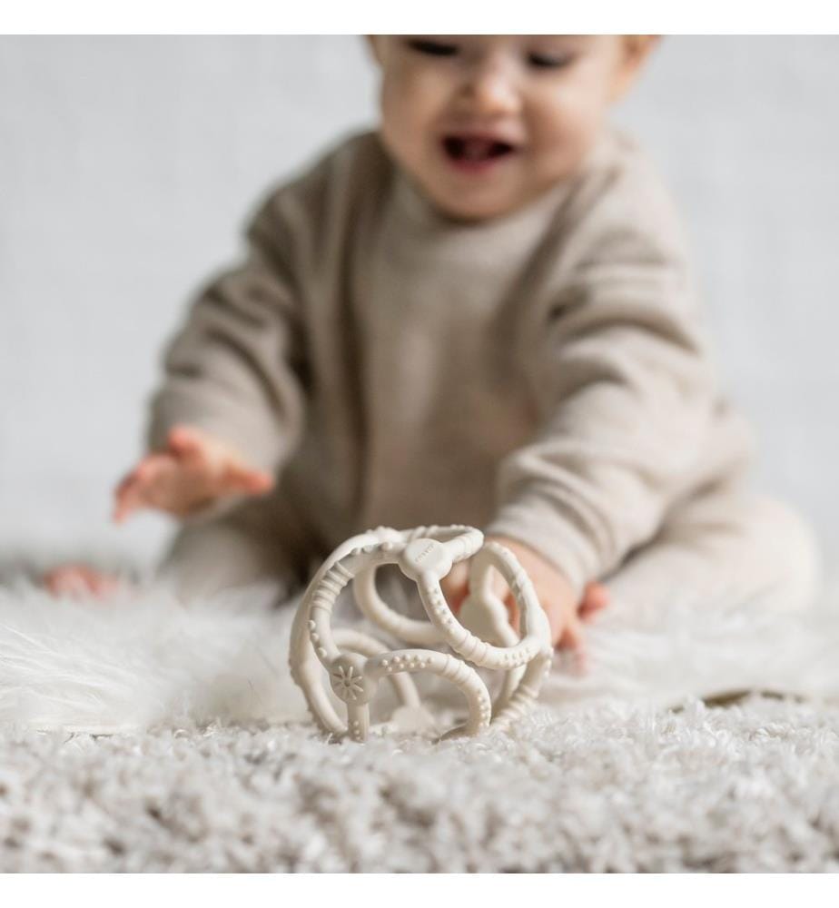 SILIKON ball set 2-pack beige-white