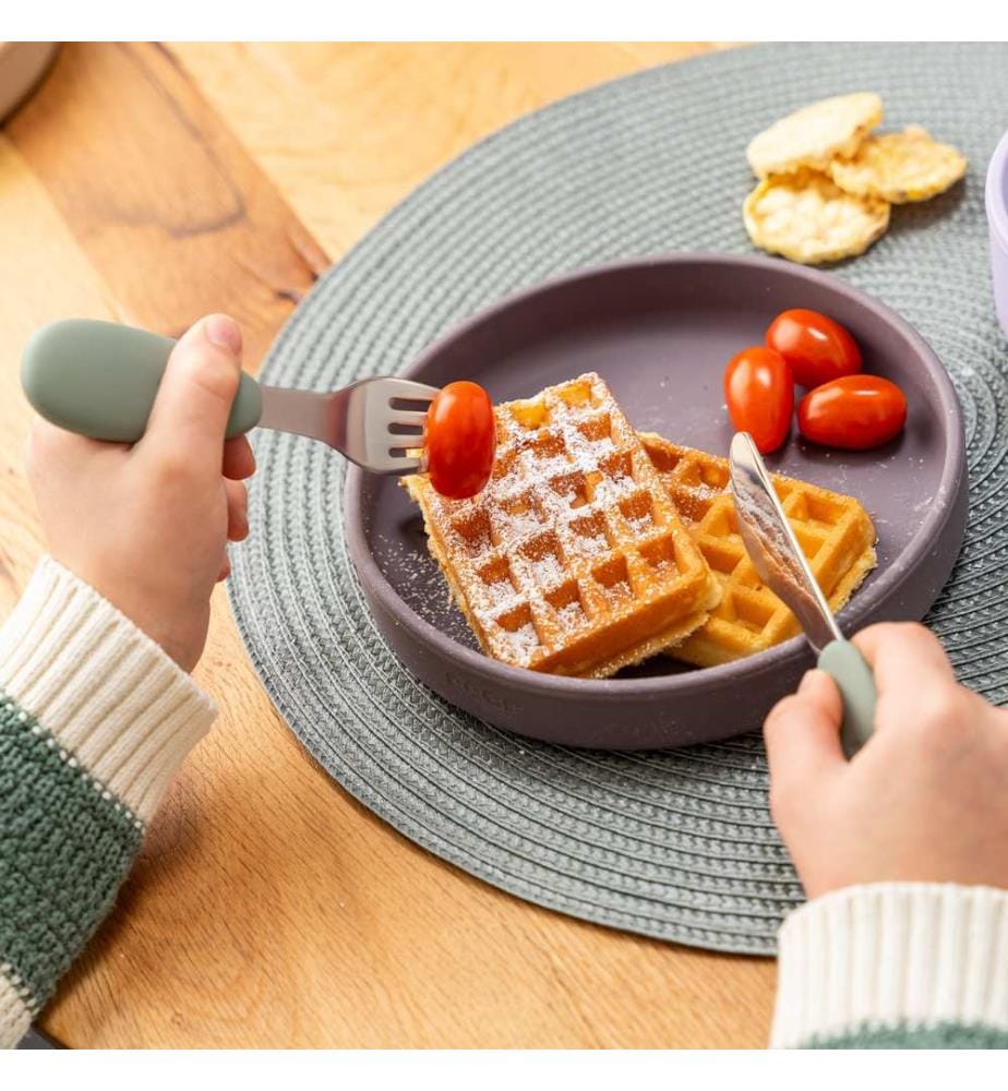 Silikon Edelstahlbesteck 3-teilig