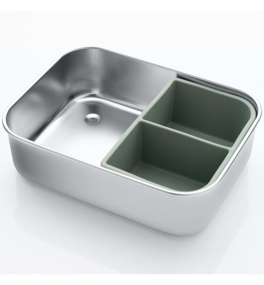 Boîte à goûter en acier inoxydable