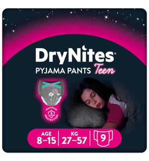 DryNites Nachthöschen, 8-15 Jahre (27-57 kg), 9er Pack, Schmetterling