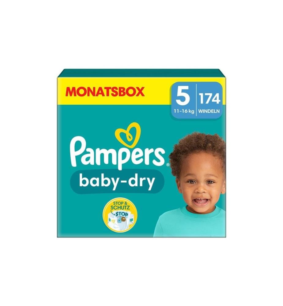 PAMPERS - Couches Baby Dry Junior taille 5