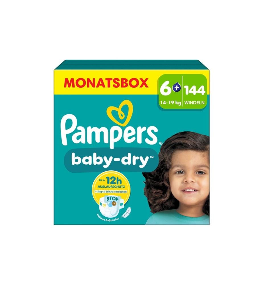 PAMPERS - Couches Baby Dry Extra Large Taille 6+