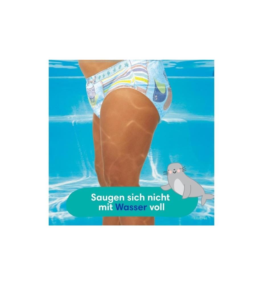 PAMPERS - Couches Pack de transport Splashers Taille 5-6