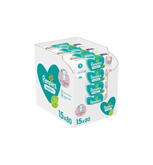 PAMPERS - Lingettes humides Sensitive Pack Giga