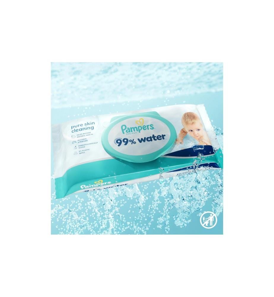 PAMPERS - Feuchttücher 99% Water
