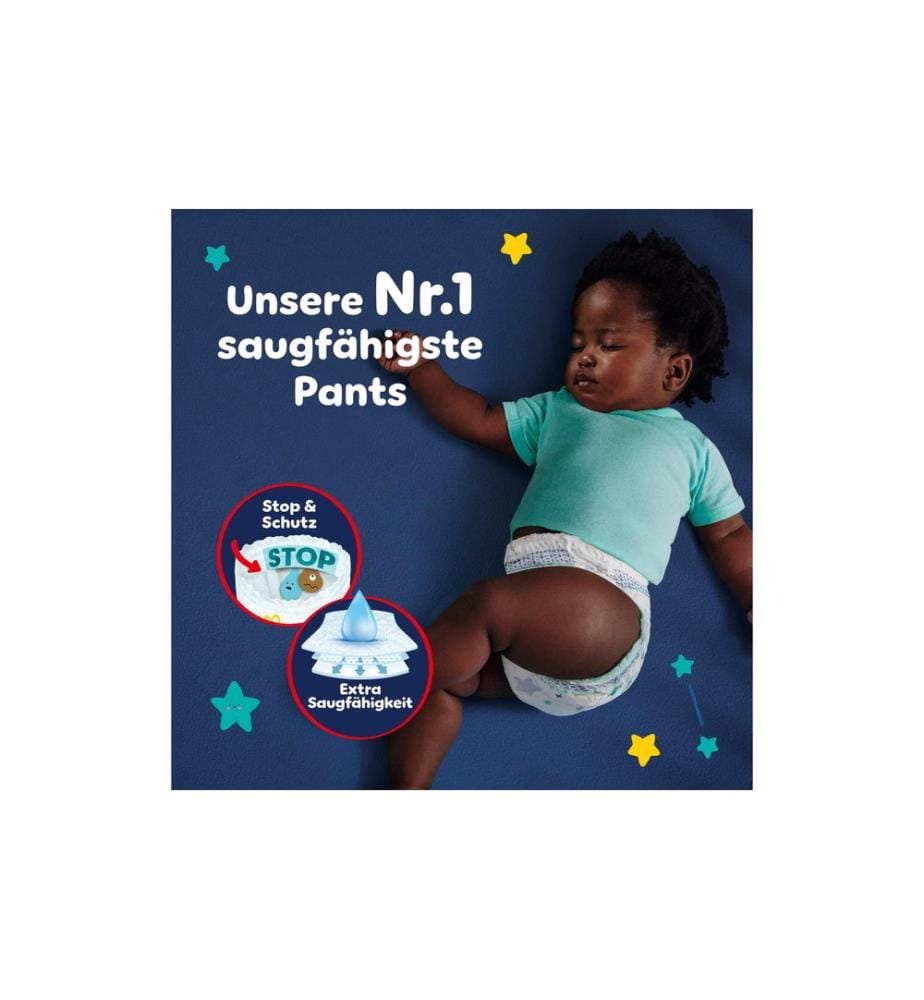 PAMPERS - Couches de nuit Baby Dry Night Pants taille 6