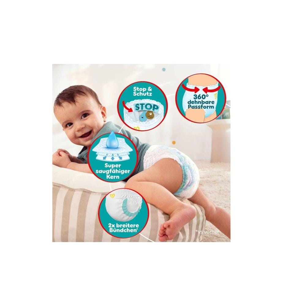 PAMPERS - Couches Baby Dry Nappy Pants Taille 6
