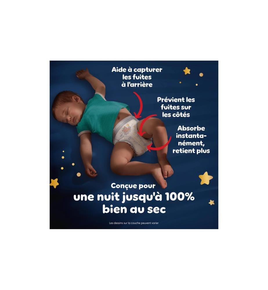 PAMPERS - Baby Dry Night Pants Taille 7