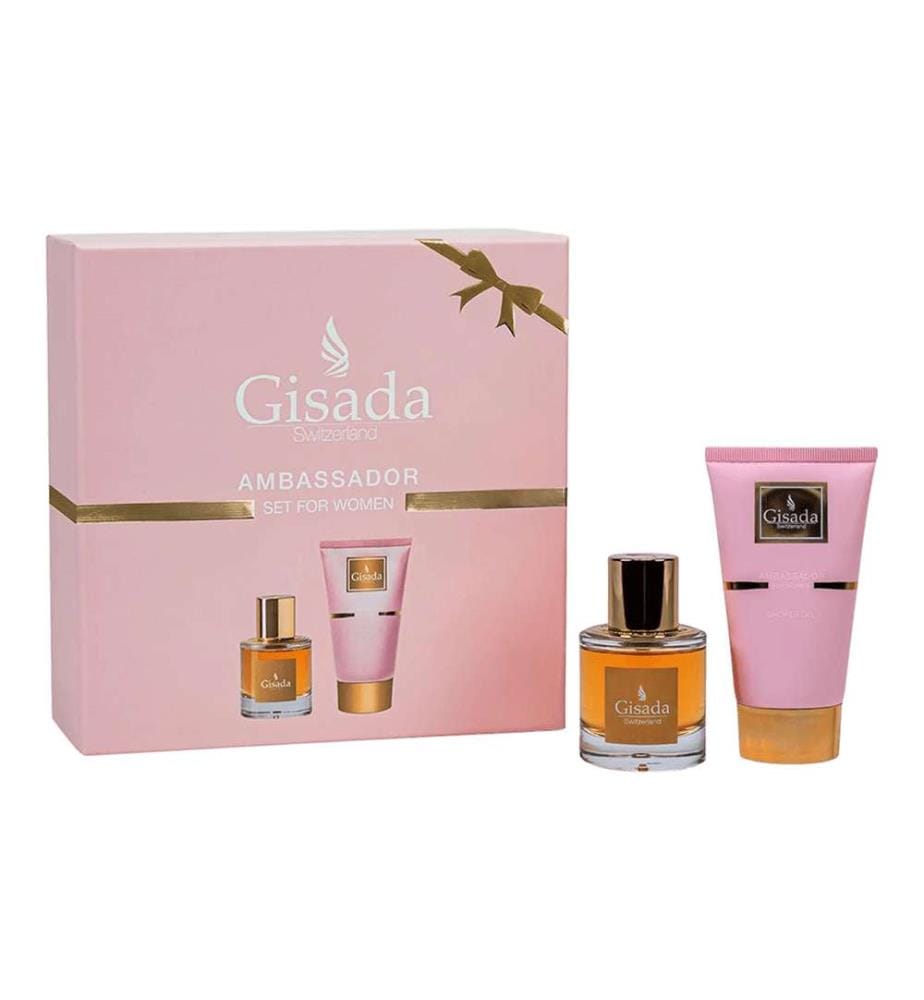 Ambassador Women 3 Piece Set Eau de Parfum 50ml - Shower Gel - 100 ml