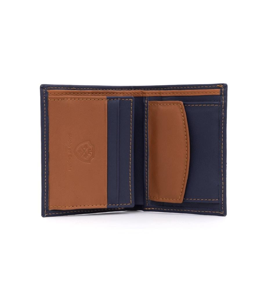 Brieftasche aus Leder - Blau