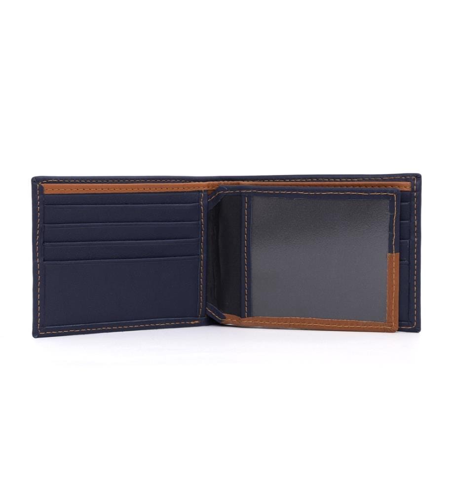 Brieftasche aus Leder - Blau