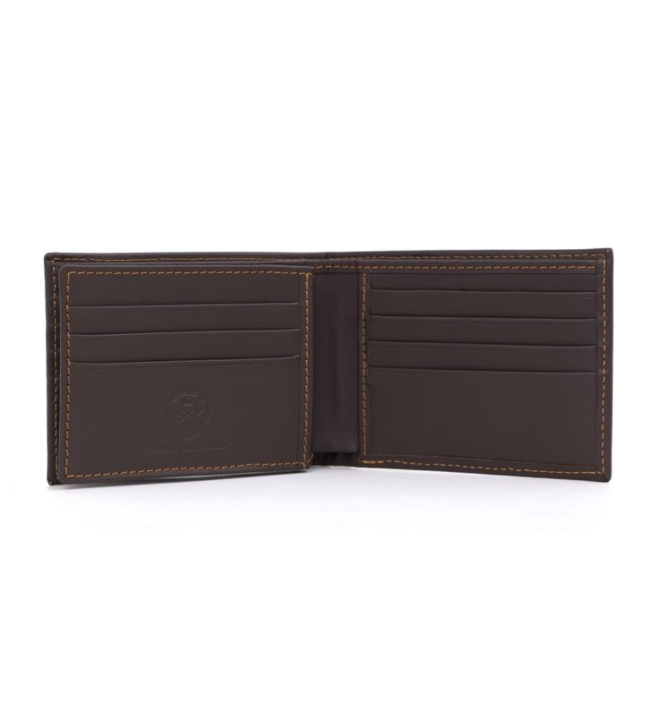 Brieftasche aus Leder - Braun
