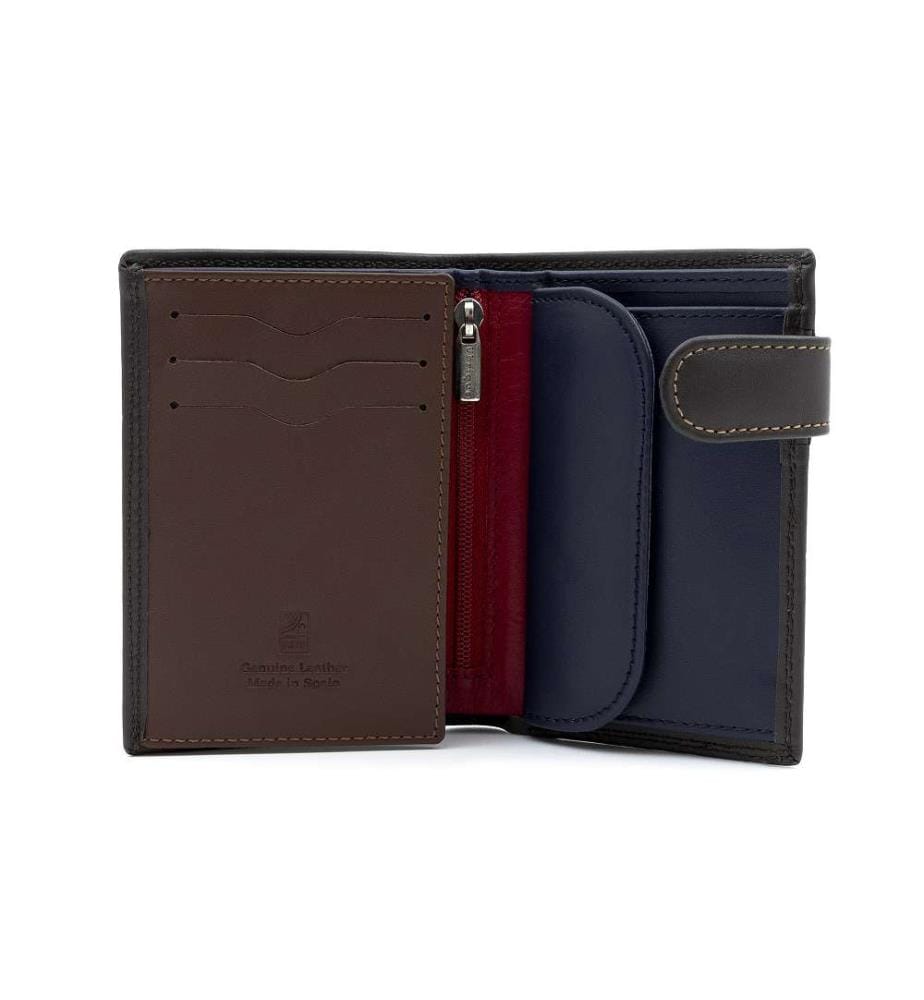 Leder-Geldbörse Sena - Braun