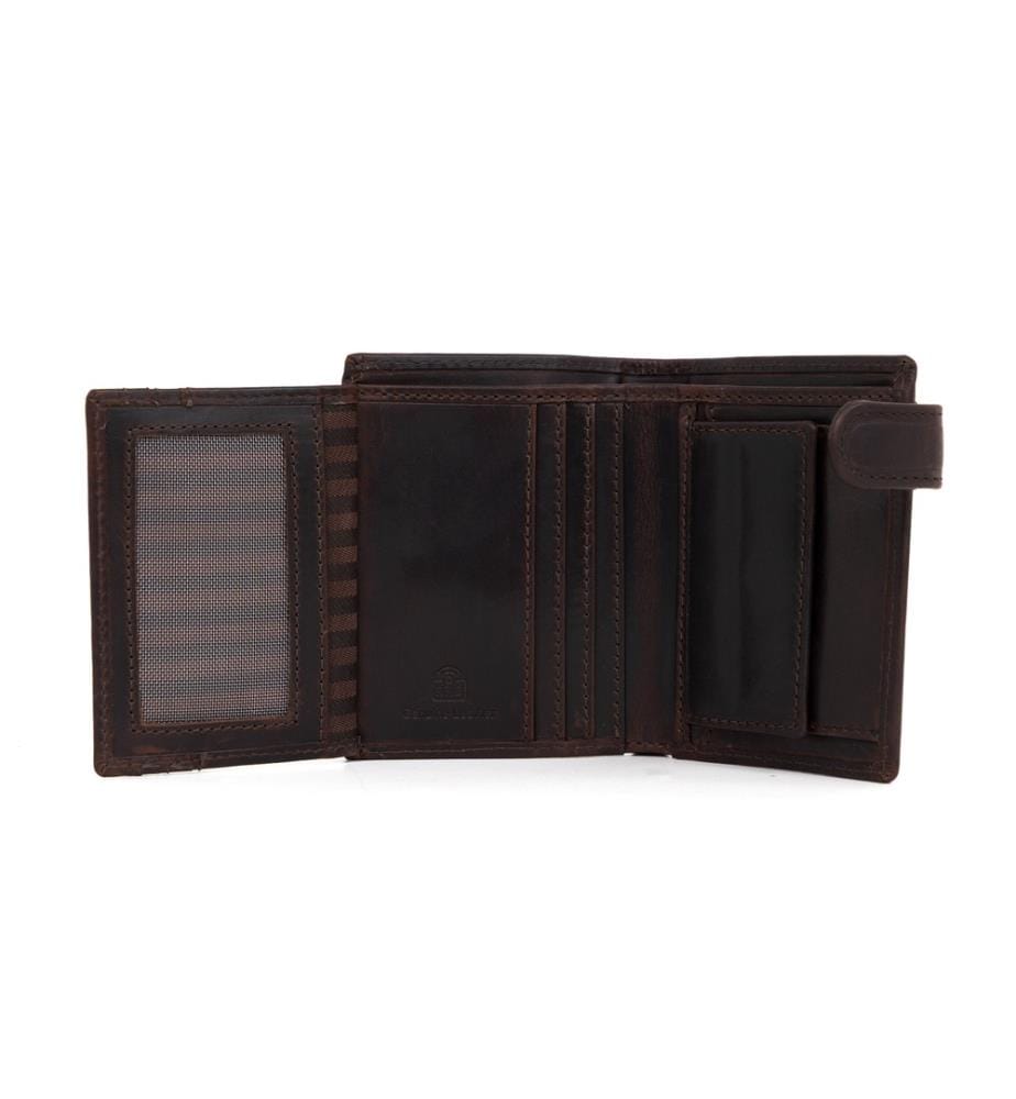 Brieftasche aus Leder - Braun