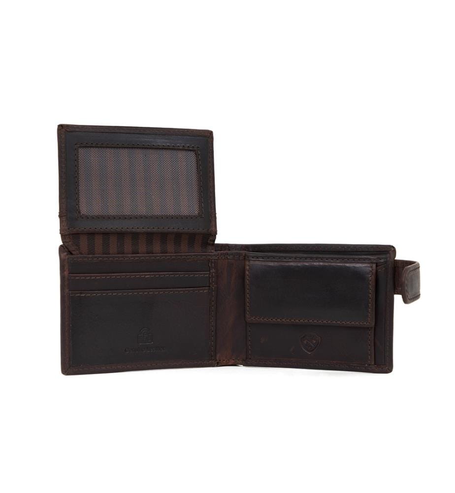 Brieftasche aus Leder - Braun