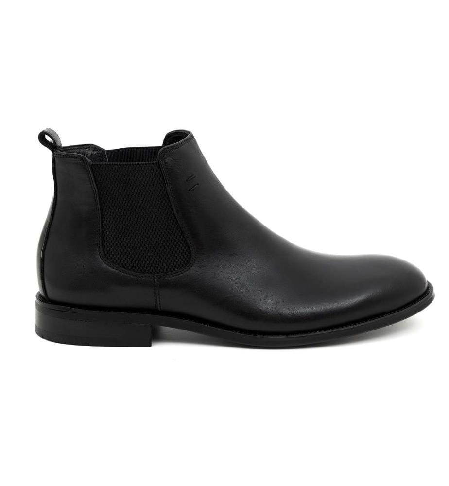 Bottes Chelsea en cuir - Noir