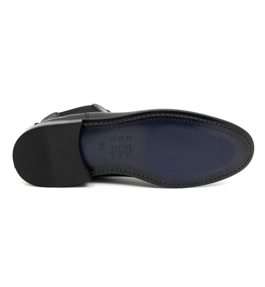 Bottes Chelsea en cuir - Noir