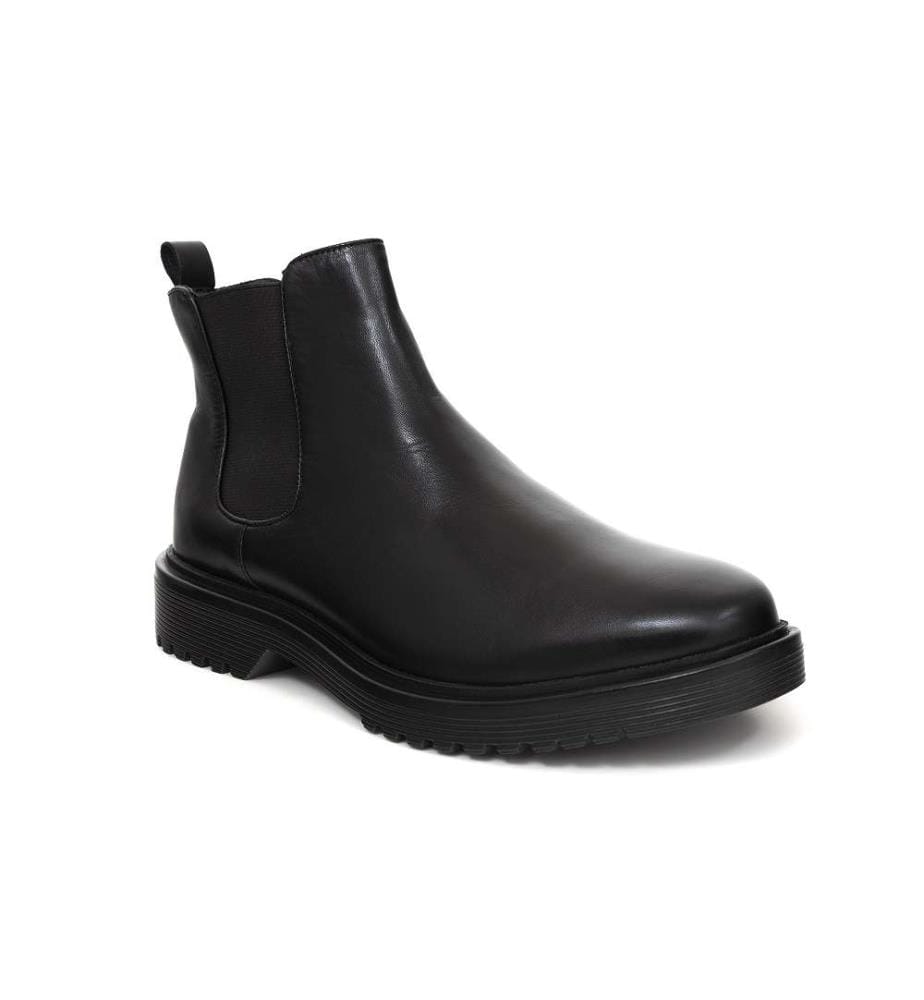 Bottes Chelsea en cuir - Noir