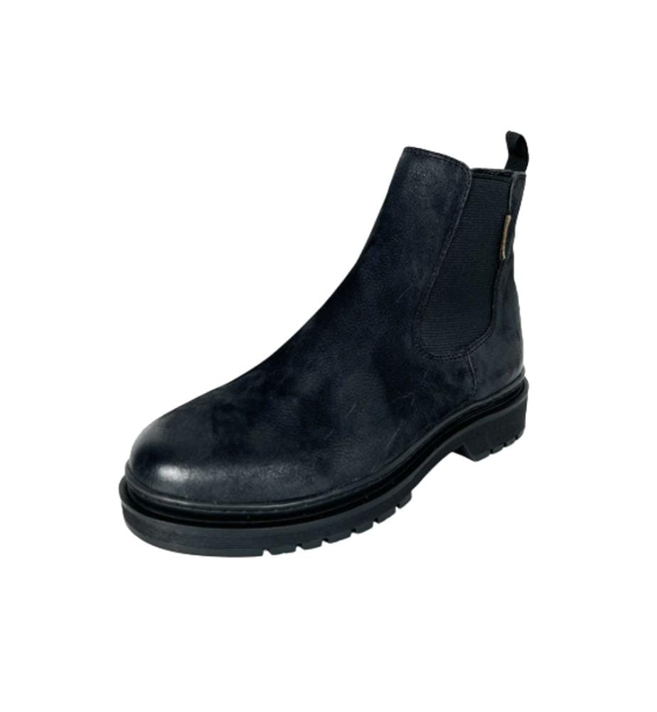 Bottes en cuir noir