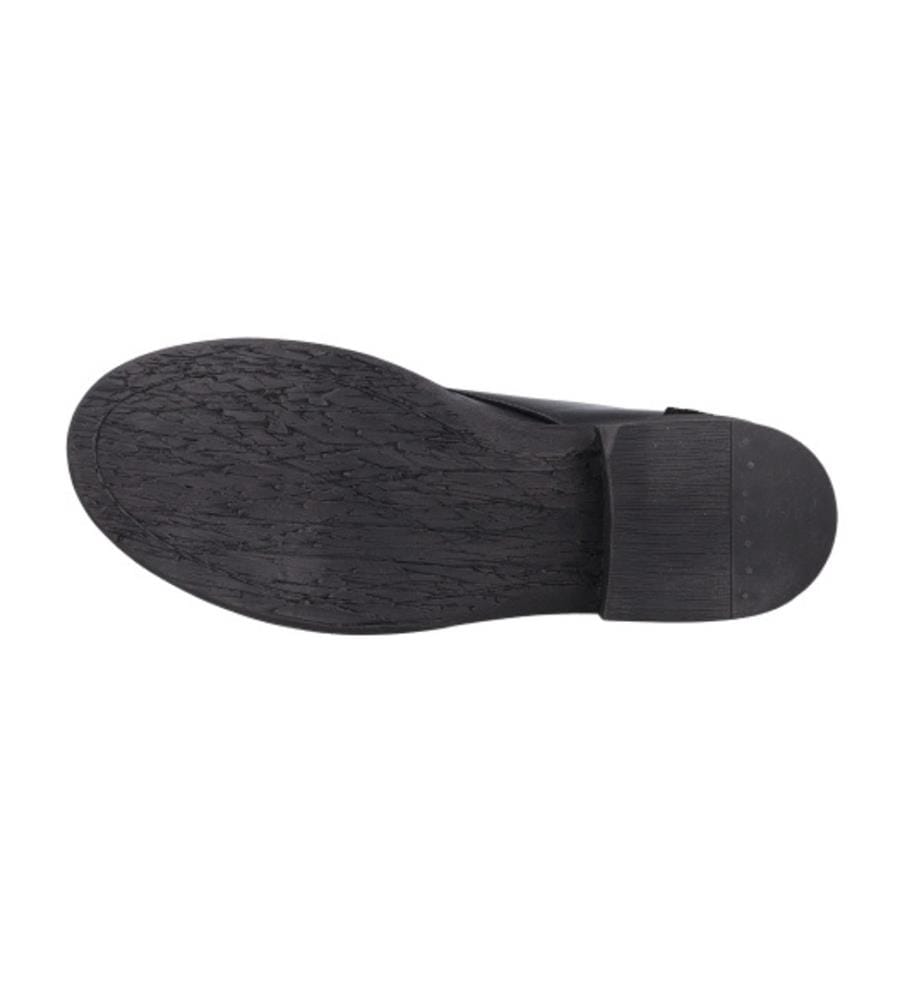 Chelsea-Boots aus Leder - Schwarz